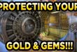 Gold Gittin Gadgets Vial Display Vault