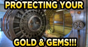 Gold Gittin Gadgets Vial Display Vault