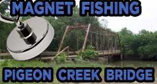 Magnet Fishing Pigeon Creek Bridge (Family Fun)