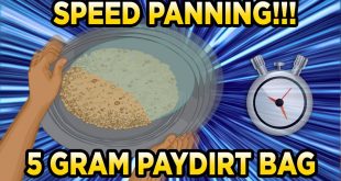 Speed Panning a 5 Gram Bag of Paydirt