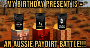 Triple Aussie 1g Gold Paydirt Review Battle - Vo Gus, Oh Thats Gold And Dirtbag Gold